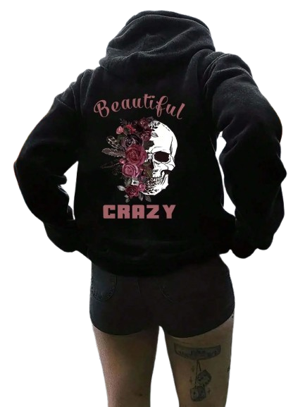 Skull And ROSE  Hoodie